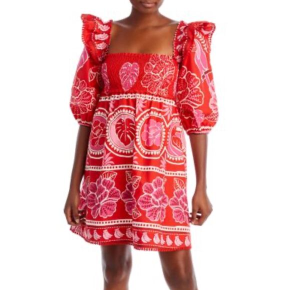FARM Rio Dresses & Skirts - NWOT FARM Rio Summer Sunrise Cotton Mini Dress, XS $280